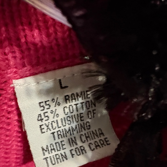 Storybook Knits for HSN Pink Tank Top with Zebra Trim and coordinating cardigan - Picture 4 of 11